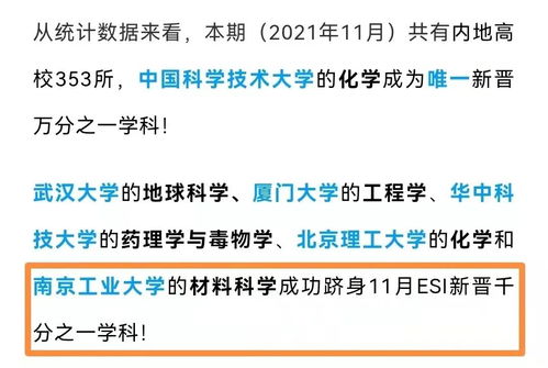 我校材料科學學科首次進入ESI全球前千分之一，標志研究實力邁入世界頂尖行列